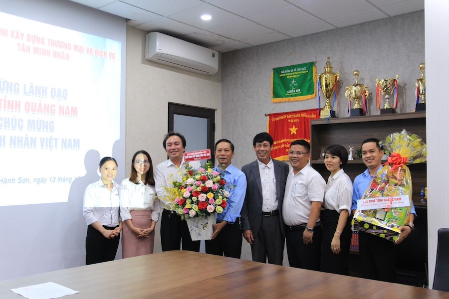 Tân Minh Nhân vinh dự là đơn vị đứng trong top 10 doanh nghiệp đóng thuế nhiều nhất tỉnh Quảng Nam